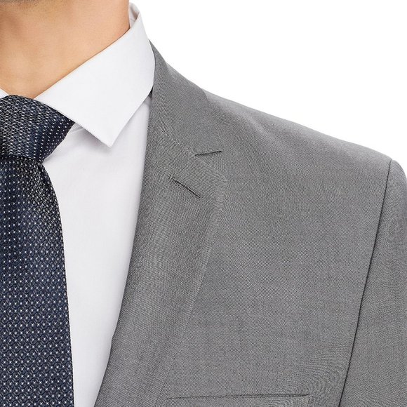 Hugo Boss Mens 'Arti' Gray Sharkskin Extra-Slim Fit Sport Coat Blazer 42R - Picture 3 of 4